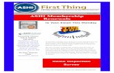 July | 2015 ASHI Membership Renewals - July First... · July | 2015 ASHI Membership Renewals Upcoming Classes July & August 120-Hour Des Plaines, IL - July 6-17 Leesburg, VA - July