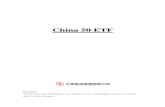 China 50 ETF - fund.chinaamc.comfund.chinaamc.com/portal/cn/uploadFiles/50ETF.1253167410245.pdf · The China 50 ETF is an efficient investment instrument that enables investors to