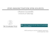 ZERO-MAGNETISATION SPIN-SOURCES ZERO MAGNETISATION SPIN-SOURCES. EXPERIMENT 1 The Spin-Hall effect in