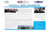 DERT INFORMER - Dallas€¦ · DERT INFORMER “We know public ... mary Emails. The idea behind them was to alert our partners about events that might have elements that will impact