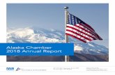 Alaska Chamber 2018 Annual Report - Microsoft€¦ · Page 10 1 Alaska Chamber 2018 Annual Report. To Our Members, For more than 65 years, the Alaska Chamber has been the voice of