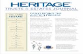 TRUSTS ESTATES JOURNAL - heritagestatic.com · broken down step by step, becomes much less of a daunting procedure. Find the right Auction Venue Different auction houses have different