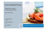 Lerøy Seafood Group€¦ · Lerøy Seafood Group – Salmon/trout farming *) Company Ownership Licences Mill. smolt 2008 2009 2010E share No individuals GWT GWT GWT Lerøy Midnor