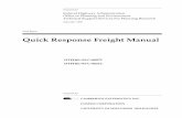 Quick Response Freight Manualsites.poli.usp.br/d/ptr2377/QRFreightModel.pdf · Many thanks to Alan Pisarski for reviewing the freight planning data sources, to the American Trucking
