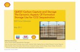 QUEST Carbon Capture and Storage The Dynamic Aspects Of ...€¦ · 15.03.2010  · Syrie Crouch Quest Sequestration Manager: Hein De Groot, Reda El Mahdy, Mauri Smith, Satinder Malik,