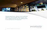 Viewing Your Anti-Corruption Efforts Through the Lens of ... · PROTIVITI • Viewing Your Anti-Corruption Efforts Through the Lens of the Hallmarks of an Effective Compliance Program