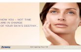 NOW YOU – NOT TIME ARE IN CHARGE OF YOUR SKIN’S DESTINY..€¦ · ARE IN CHARGE OF YOUR SKIN’S DESTINY.. Anti-ageing Tour ‘09 Global recognition and success Sales growth Latest