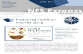 National Nutrition Month Strategic Goal Updates Ellen ... · National Nutrition Month Strategic Goal Updates Ellen Bosley Retires Awards and Recognition NFS In the News National Nutrition
