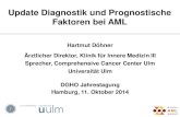 Update Diagnostik und Prognostische Faktoren bei AML€¦ · Update Diagnostik und Prognostische Faktoren bei AML Hartmut Döhner Ärztlicher Direktor, Klinik für Innere Medizin