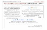 BONAVENTURE CHURCH NEWSLETTER - CCSD News/Doc… · BONAVENTURE CHURCH NEWSLETTER PASTORS MESSAGE Welcome back to a new school year all teachers, students and parents! We as a parish