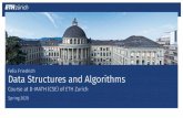 Data Structures and Algorithms - lec.inf.ethz.ch · Data Structures and Algorithms Course at D-MATH (CSE) of ETH Zurich Spring 2020. 1. Introduction Overview, Algorithms and Data