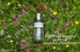 Full-Year Results 2017/18 - Rémy Cointreau€¦ · Full-Year Results 2017/18 (year ended 31 March 2018) 7 June 2018. Introduction MARC HÉRIARD DUBREUIL PRESIDENT Annual results
