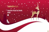 Festive Food & Drink 2018 - Sainsbury's/media/Files/S/Sainsburys/pdf... · Chocolate Cake, a winner for family gatherings. To help hosts plan ahead or have something in the freezer