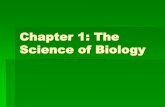 Chapter 1: The Science of Biology - Faribaultmail.faribault.k12.mn.us/~Laura_Childs/S0198C4E2.0/Chapter 1 The... · new ideas . 3. Scientific Theory Theory: ties several related hypotheses