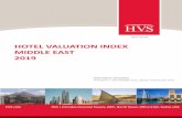 HOTEL VALUATION INDEX MIDDLE EAST 2019 · April 2019 HOTEL VALUATION INDEX MIDDLE EAST 2019 Hala Matar Choufany President, HVS Middle East, Africa and South Asia HVS.com HVS | Emirates