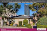 RARE OPPOR TUNITY TO OWN UNITS IN ONE OF L.A. S MOST ... · 5,502 6 $297.13 3.14% 1 6122-6124 Glen Tower St | Los Angeles, CA 90068 Sale Price: Year Built: Building SF: Lot Size SF: