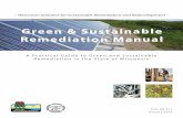 WISRR Green & Sustainable Remediation Manual · – Wisconsin Initiative for Sustainable Remediation and Redevelopment – A Practical Guide to Green and Sustainable Remediation in