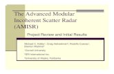 The Advanced Modular Incoherent Scatter Radar (AMISR)cedarweb.vsp.ucar.edu/workshop/tutorials/2005/kelley05.pdf · The Advanced Modular Incoherent Scatter Radar (AMISR) Project Review