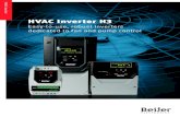 HVAC Inverter HVAC Inverter H3 - AUDIN€¦ · Beijer Electronics offers IP20, IP55 and IP66 inverters for HVAC, maritime and other industrial applications and sets a new cost-effective