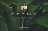 ABAMA€¦ · Una marca de prestigio mundial que ofrece la hospitalidad tradicional de la isla y el lujo de cinco estrellas en el Ritz-Carlton, Abama. 461 habitaciones y suites inspirados