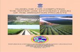 GUIDELINE FOR COMPUTING - CWCold.cwc.gov.in/main/downloads/Modified WUE guidelines merged do… · GUIDELINE FOR COMPUTING THE WATER USE EFFICIENCY [WUE] OF THE IRRIGATION PROJECTS