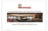 Prequalification & Company Profile - cherrybrowndxbcherrybrowndxb.com/pre-qualification-document-cb.pdf · Prequalification & Company Profile Managing Your Space is our Business .