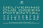 Delivering Potential€¦ · delivering our green PotentiAl Contents Foreword by An Taoiseach, Enda Kenny, T.D. 1 Key Messages 2 The Growth of the Green Economy 4 The Green Economy