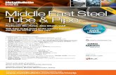 E w Middle East Steel Tube & Pipe - Metal Bulletin East Steel Tube a… · Showcase your company and increase your brand awareness at the Middle East Steel Tube & Pipe Conference.