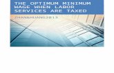 The optimum minimum wage when labor services are taxedsites.duke.edu/econ567_01_s2013/files/2013/04/Project-…  · Web viewThe optimum minimum wage when labor services are taxed.