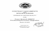 TABLE OF CONTENTS CONTRACT DOCUMENTS TOWN BRANCH …€¦ · TOWN BRANCH WWTP THICKENING PROCESS UPGRADES ... LYNN IMAGING, 328 Old Vine Street, Lexington, KY 40507, (859) 255-1021
