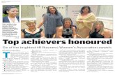 €¦ · Achiever Awards are, from left, back, Elana van Rooyen and Berenice Rose, and, front, Elmarie Venter, Candice Parker and Lana Field. Above is Pumeza Bono Picture: GERDIE
