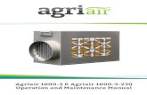 Agriair 1000-3 & Agriair 1000-3-230 Operation and ...agriairequipment.com/wp-content/uploads/2018/06/AAHPG-1000-3-… · The AgriAir 1000-3 air purifier generates friendly oxidizer