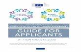 JUSTICE PROGRAMME & RIGHTS, EQUALITY AND CITIZENSHIP ... · JUSTICE PROGRAMME & RIGHTS, EQUALITY AND CITIZENSHIP PROGRAMME GUIDE FOR APPLI ANTS A TION GRANTS 2020 Please note that