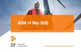 AGM 14 May 2020€¦ · • Result under pressure of low margin business in mainly first quarter 2019 (Borssele 3-4 project) and interference of delayed Borssele 3-4 with other projects;