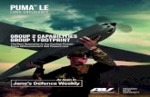 AeroVironment Puma LE Janes Capability Profile Callout ...€¦ · and transmission, and since then the company has MULTI-MISSION CAPABLE Puma LE’s battery-powered propulsion system