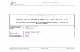 Guide for the application of the CR INF TSI€¦ · European Railway Agency Guide for the application of the CR INF TSI