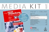 Media KiT - huethig.de€¦ · Media KiT 201 9 Print + Online * This special issue is not IVW/EDA certified Summit TradeFairGuide* FachPack. 2 Hüthig GmbH, Im Weiher 10, D-69121