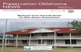 Preservation Oklahoma NEWS - Oklahoma Historical Society · Preservation Oklahoma NEWS January 2014 Volume XX, Issue 2 The joint publication of the State Historic Preservation Office