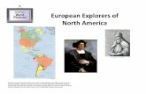 EuropeanExplorersof) North)America)textproject.org/.../CAWP-European-Explorers-of-North-America.pdf · North)America) Drawing: Amerigo Vespucci portrait from en wiki. Image released