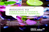 THE LATEST i2s BRIEF: INSIGHTS TO SWEETEN STEVIA’S ...€¦ · THE LATEST i2s BRIEF: INSIGHTS TO SWEETEN STEVIA’S CONSUMER APPEAL Stevia sweeteners can enable the reduced-sugar