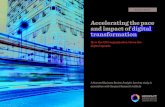 Accelerating the pace and impact of digital transformation€¦ · Accelerating the pace and impact of digital transformation How the CIO organization views the digital agenda A Harvard