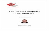 The Rental Property Tax Booklet - Template.net€¦ · The Rental Property Tax Booklet, Chapter 2 PTC Canada Chapter 2 What This Booklet Will Show You This booklet consists of three