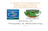 Local Emergency Management Arrangements · 2016-17 Pingelly Primary School Shire of Pingelly 2016 Wandering Primary School – Bush Fire Stand-alone Plan 2016-17 Wandering Primary