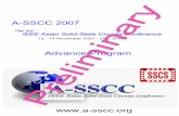 Advance Program - Yuminaka Lab.133.8.16.23/analog/A-SSCC2007AdvanceProgram.pdf · Advance Program IEEE Asian Solid-State Circuits Conference . Time 10:20-10:40 10:40-12:00 12:00-13:00