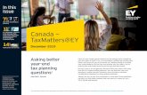 7 11 An “advantage” received Canada — TaxMatters@EY€¦ · 15.07.2019  · expenses and tuition fees must be paid in the year (or, in the case of medical expenses, in any 12-month