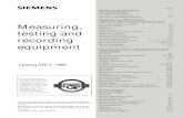 Measuring, testing and recording equipmenttekhar.com/Programma/Siemens/KIPiA/Izmeritel_pribory/Pdf_pict/1e.… · Measuring, testing and recording equipment Catalog ART 2 • 1999
