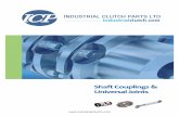 Shaft couplings & UJs NEW:Shaft couplings & UJs · General purpose, variable stiffness Easy maintenance couplings Lovejoy Jaw in-shear page 27 Shafts 12 to 67mm Torque range 38 to