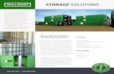 STORAGE SOLUTIONS - WillScot · and convenient storage containers on-site. We back all of our portable storage containers with dependable delivery and service. In addition to our