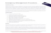 Emergency Management Procedure - Charles Darwin University · Emergency Management Procedure - pro-144 Version: 1.00 Page 4 of 18 Governance Document once printed is considered an