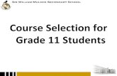 Course Selection for Grade 11 Students - YRDSB€¦ · Grade 12 Course Selection. 34 Credit Threshold •Most students will complete 30 credits in 4 years •If needed, students may